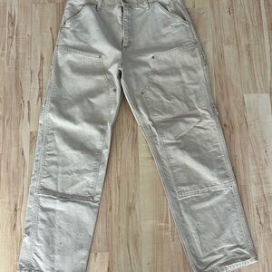 Carhartt WIP Beige Double Knee Pants